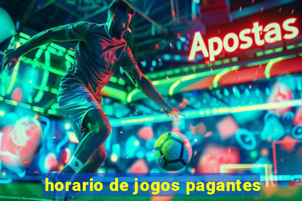 horario de jogos pagantes